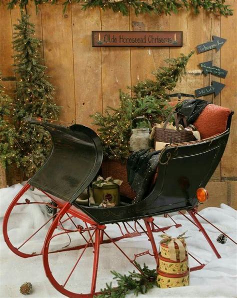 Pin by Kathleen " Dancing Wind" Murph on Sleighs... | Christmas sleigh ...