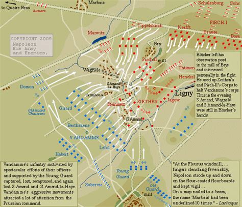 Map of Battle of Ligny (2). | Article: napoleonistyka.atspac… | Flickr