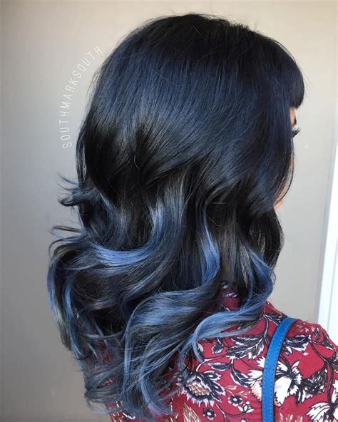 Blue Black Hair: How to Get It Right | Blue black hair, Blue hair, Blue ...