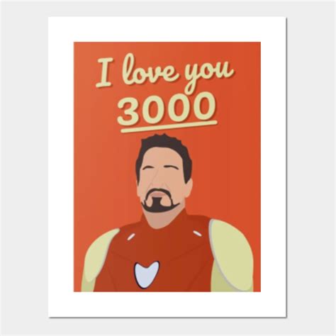 I love you 3000 - I Love You 3000 - Posters and Art Prints | TeePublic