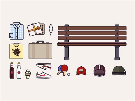 Forrest Gump Essentials by Sal for Tarful on Dribbble