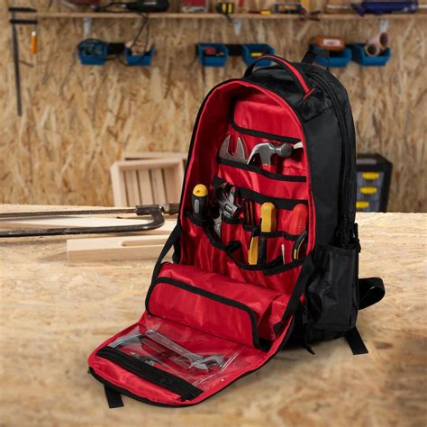 Tool Backpack Heavy Duty Jobsite Tool Bag 26 Pockets | Bags, Tool bag, Tool backpack