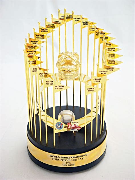 1993 Toronto Blue Jays World Series Trophy (12" tall)