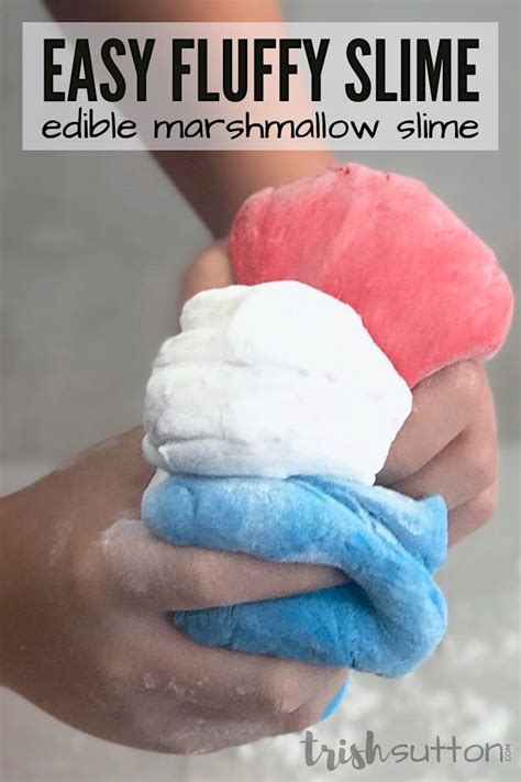 Easy Fluffy Slime | Edible Marshmallow Slime Recipe