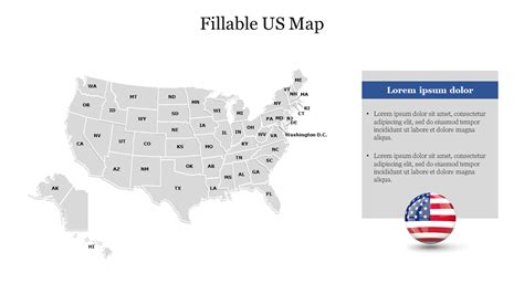 Fillable Map Of Usa - Winna Kamillah