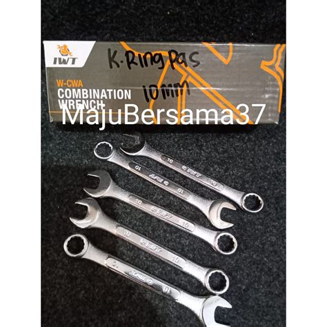 Jual KUNCI RING PAS 10MM IWT JAPAN COMBINATION WRENCH KUNCI RING PAS 10MM HARGA SATUAN KUNCI ...