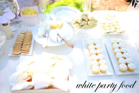 White Party Food Ideas - Kelly Golightly