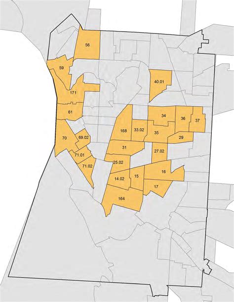 Final selected neighborhoods, Buffalo, New York | Download Scientific ...