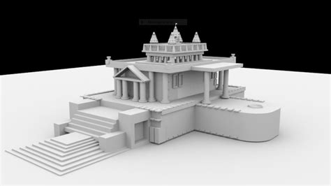 3D TEMPLE MODEL 3D Model - TurboSquid 1779224