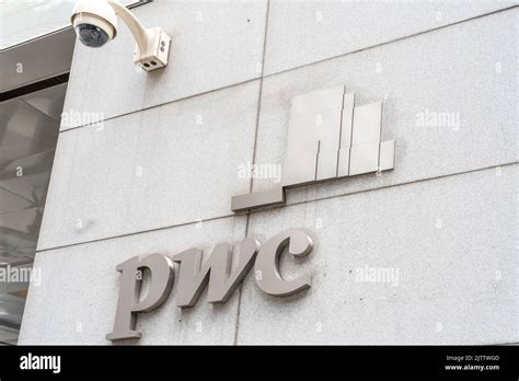 New York City, USA - August 22, 2022: PricewaterhouseCoopers (PwC) logo ...