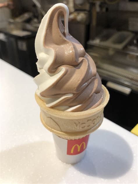 McDonald’s Hershey twist ice cream cone | Mcdonalds ice cream, Yummy ...