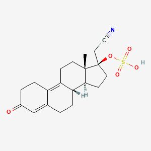 Dienogest Sulfate | C20H25NO5S | CID 169438300 - PubChem