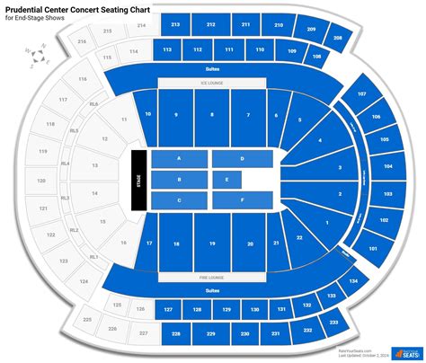 Prudential Center Seating Charts for Concerts - RateYourSeats.com