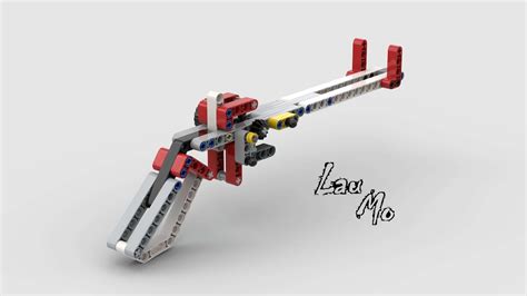 #40【Lau Mo】LEGO EV3 GUN《rubber band gun 四連發橡皮筋槍》building instructions ...