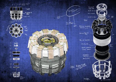 Arc Reactor Blueprints by fongsaunder on DeviantArt