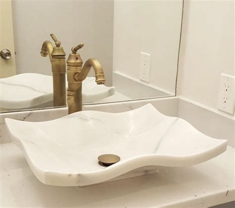 Marble Sink - Marble Sink, White Marble Sink, Natural Stone Sink - Sink ...