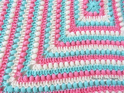 Bobbles and Stripes Granny Square Blanket - Free, Easy Crochet Pattern ...