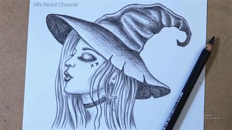 Witch Drawing