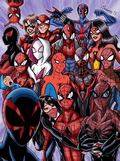 The spider-verse selfie! | Spiderman, Spiderman art, Amazing spiderman