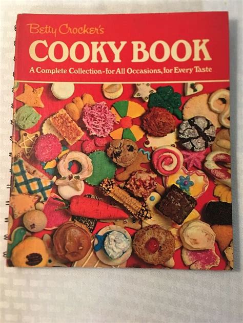 Vintage 1963 Betty Crocker's COOKY BOOK First Edition Cookie Recipes ...