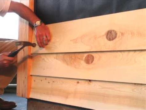 How to Install Cypress Bevel Siding - YouTube