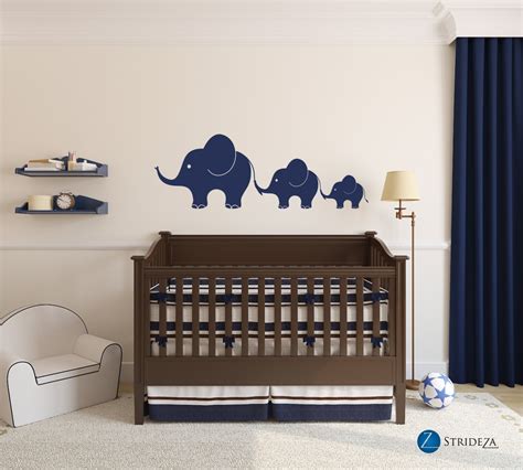 Elephant Decor Elephant Nursery Elephant Decal Elephant - Etsy