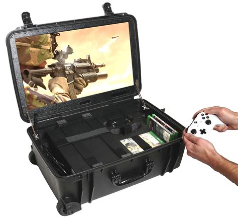 Xbox Series X S Portable Gaming Station With Built-in Monitor Case Club ...