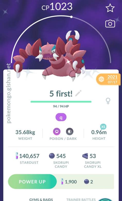 Shiny Drapion - Pokemon Go