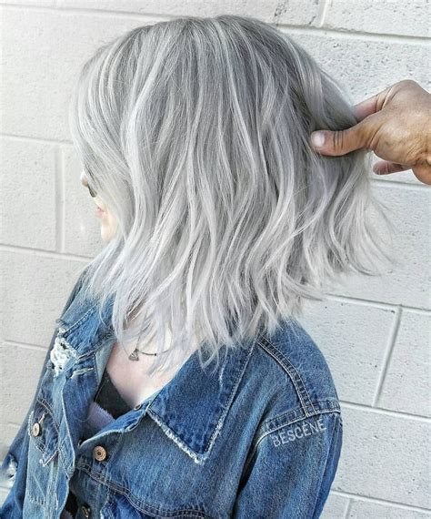 37 Silver Hair Color Ideas That Actually Work For You #dress #heels #motd | Hair styles, Silver ...