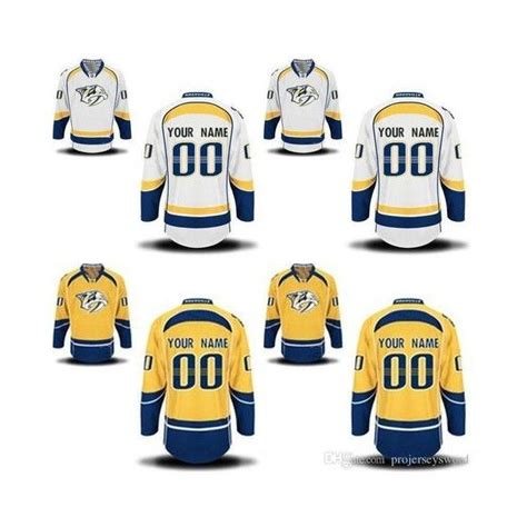 Nashville Predators Jersey Men's Personalized Customized Jerseys With ...