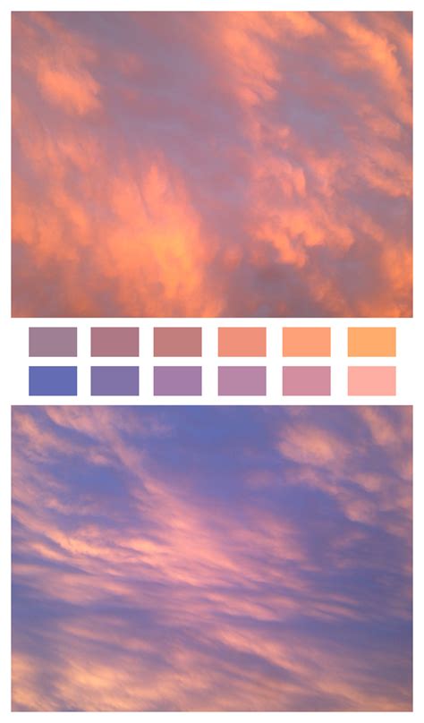 nature in color | Sunset color palette, Nature color palette, Color palette challenge