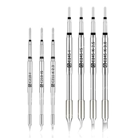 Amaoe C210 / C245 Universal Constant Temperature Soldering Iron Tips for JBC 210 / 245 Soldering ...