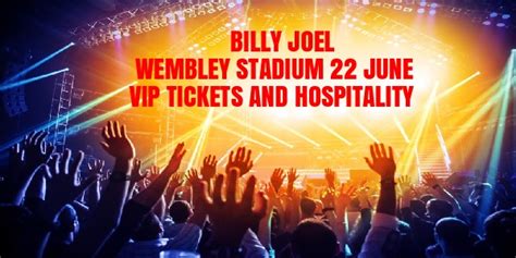 Billy Joel VIP Tickets & Hospitality Packages | Wembley Stadium 2019