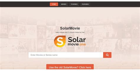 SolarMovie Webste to Watch Movies & TV Shows Online for Free