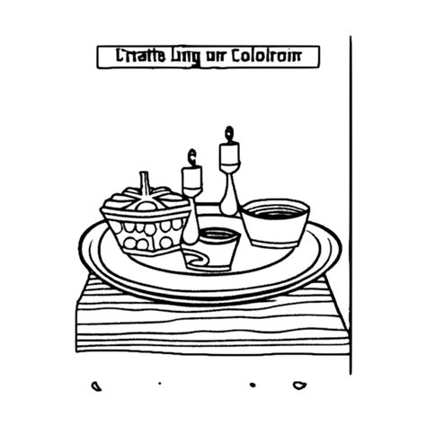 Picnic Table Coloring Page