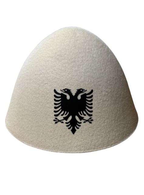 Plisi Bardhe - Albanian Eagle White National Hat – Elona Market