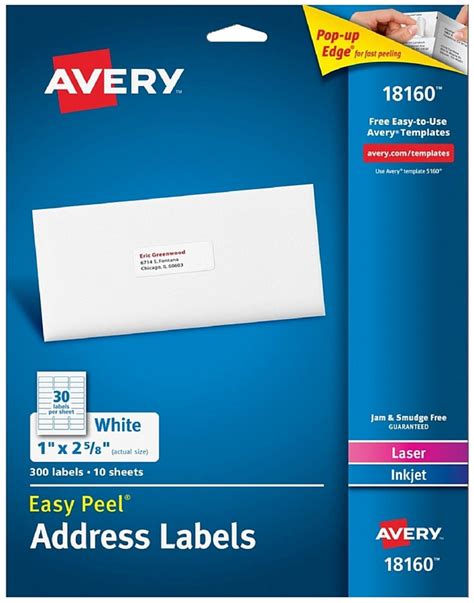 Avery 18160 Label Template - Juleteagyd