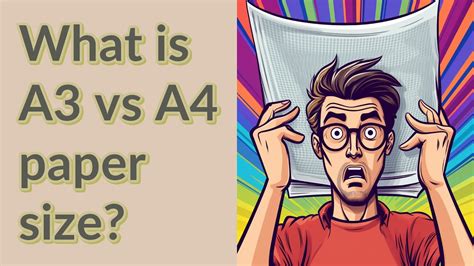 What is A3 vs A4 paper size? - YouTube