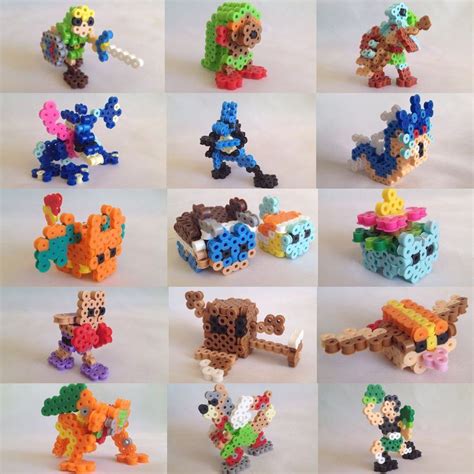 3D Perler Bead Art | 3d perler bead, Perler beads designs, Perler crafts