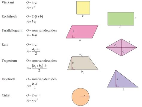 Oppervlakte en omtrek - Gereedschapskist meetkunde