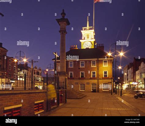 Stockton Old Town Hall High Street Stockton on Tees England Stock Photo: 3097445 - Alamy