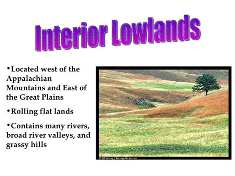 Lowlands Geography / Australia - Central Lowlands in English ...