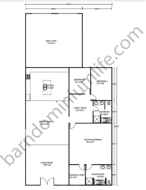 40x80 Barndominium Floor Plans with Shop – What to Consider