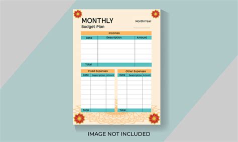 Beautiful Budget Planner Vector Template | EPS Free Download - Pikbest