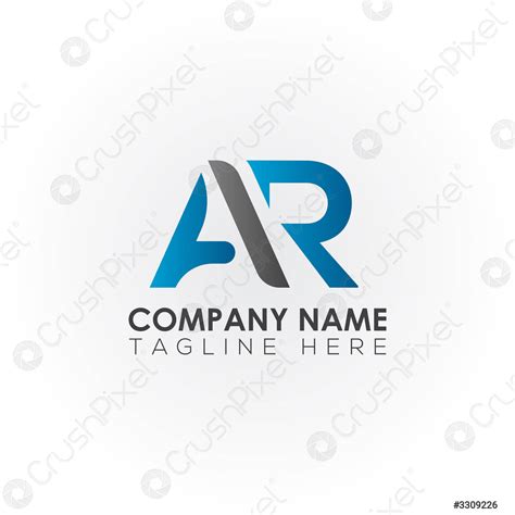 Initial AR letter Logo Design vector Template. Creative Letter AR ...