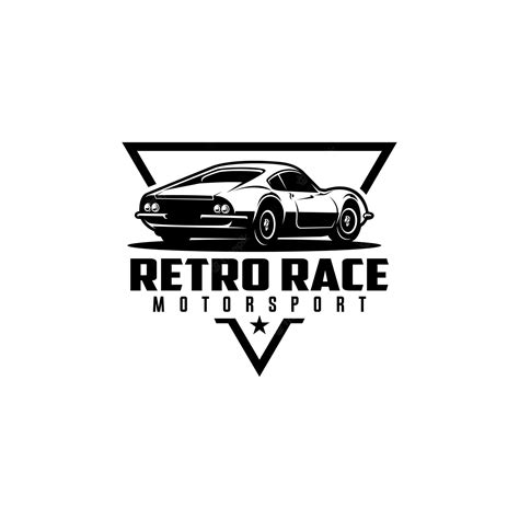 Premium Vector | Retro car logo vector