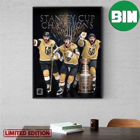 Stanley Cup Finals Champions 2023 NHL Congratulations Home Decor Poster ...