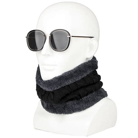 Winter Warm Neck Warmer Neckchief Knitted Scarf Snood Men Women Thicken ...