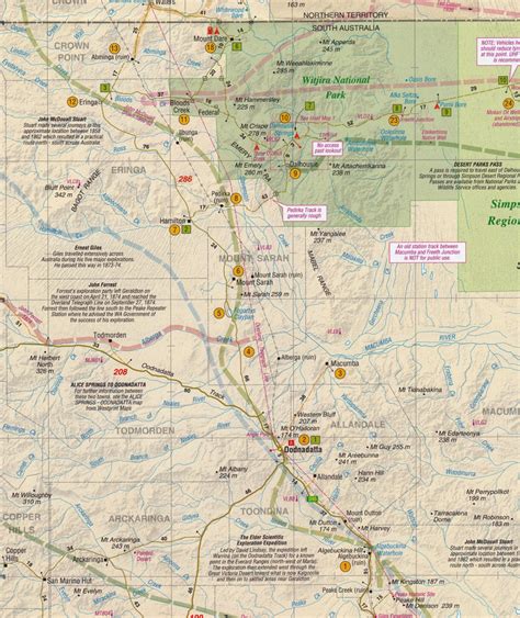 Simpson Desert Map Westprint