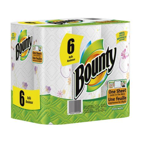 Bounty Prints Paper Towels - 6 Rolls | Walmart Canada